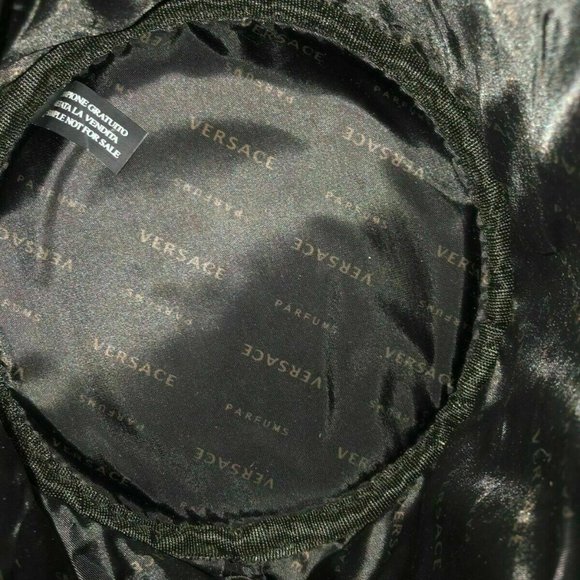 Versace Fragrance Small Bucket Bag Black & Silver Key Logo SEALED PACKAGE - Picture 8 of 10